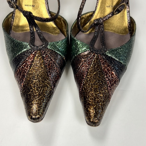 Vera Wang Multicolor pointed toe heels - Picture 6 of 6